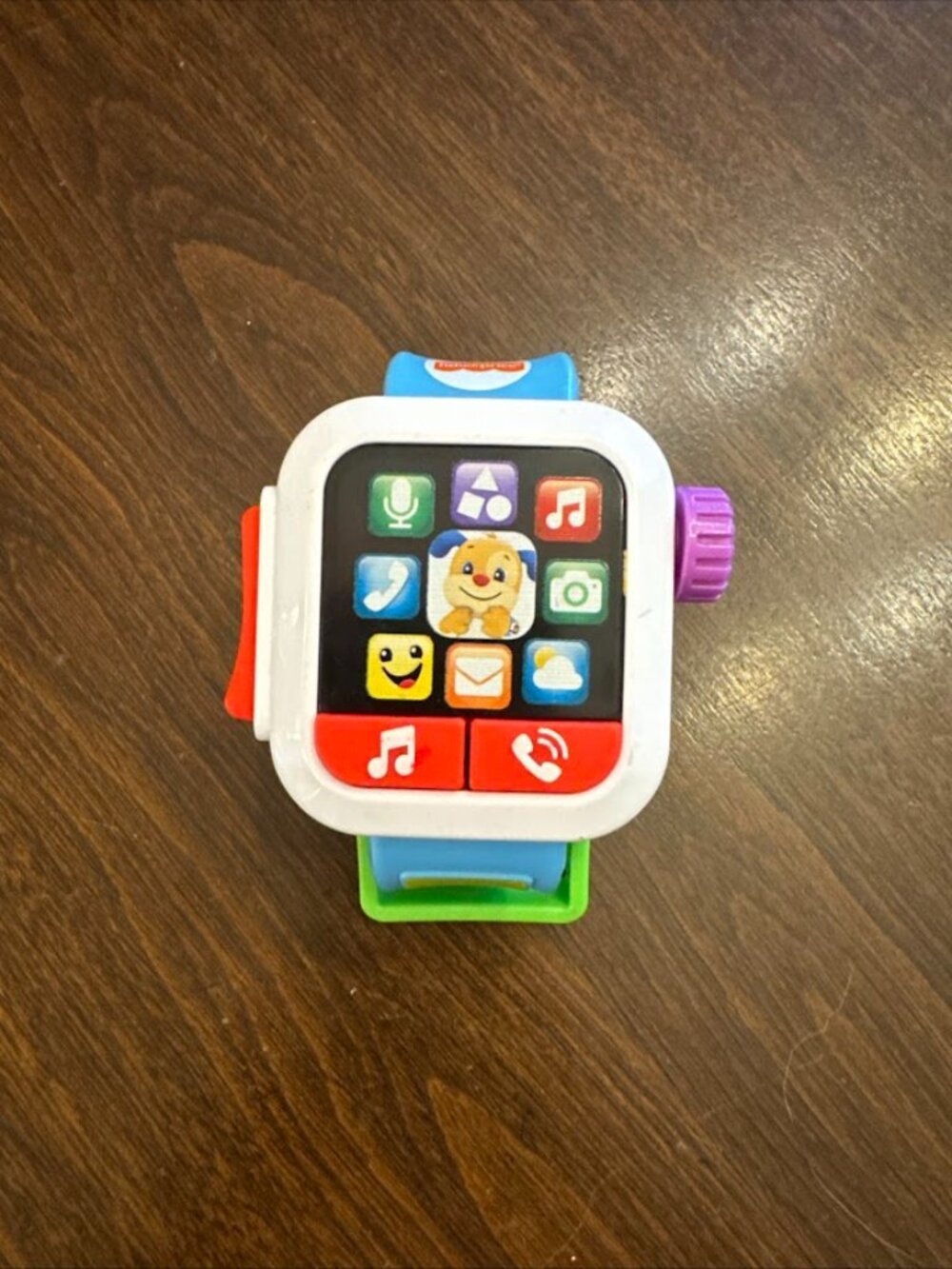 Fisher-Price Laugh & Learn Time to Learn Smartwatch Lights Music Toddler Toy